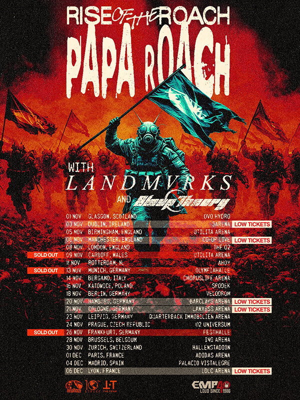 Papa Roach's ‘See U In Hell’ From NETFLIX Original Animated Series “Devil May Cry” Reaches 100M Streams - European Tour Starts in November!