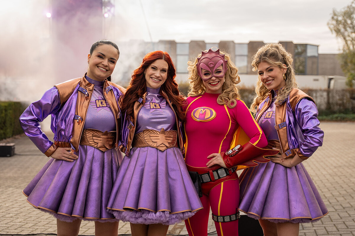 Klaasje opnieuw bij K3 én Mega Mindy als special guest tijdens Superheldenshow!