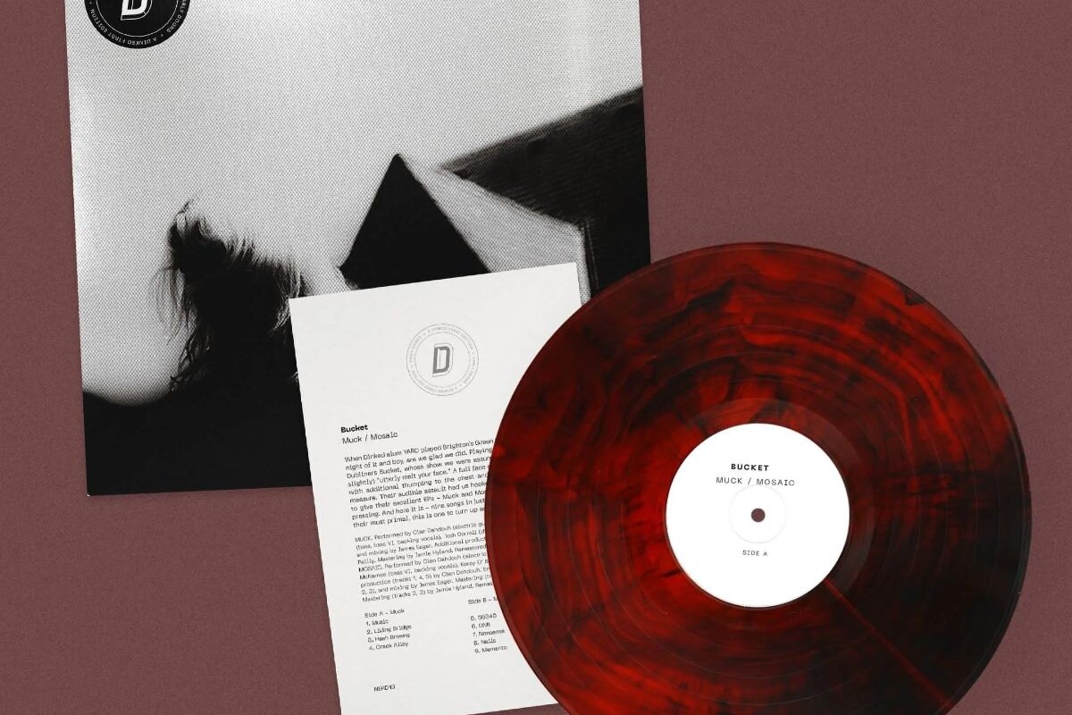 Bucket announce first vinyl release: Muck / Mosaic - Dinked edition