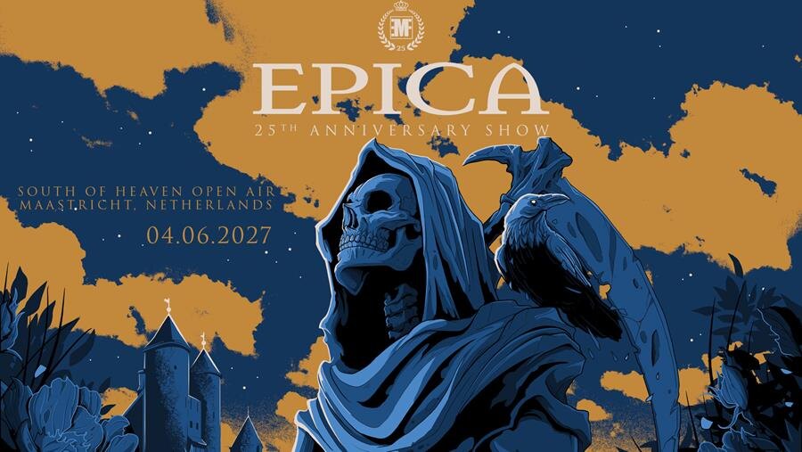 Metalband EPICA cureert eigen dag op festival South Of Heaven in Maastricht met een nieuwe editie van 'Epic Metal Fest' op vrijdag 4 juni 2027