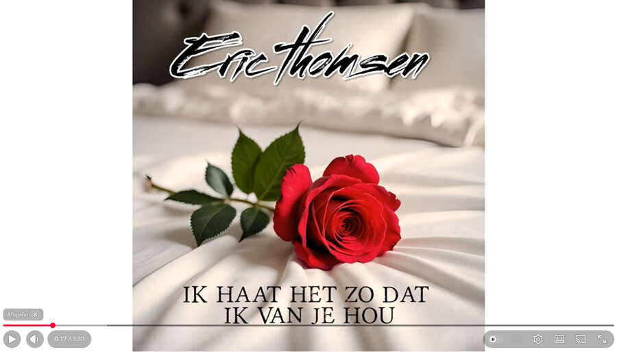Eric Thomsen, 'Ik haat het zo dat ik van je hou'