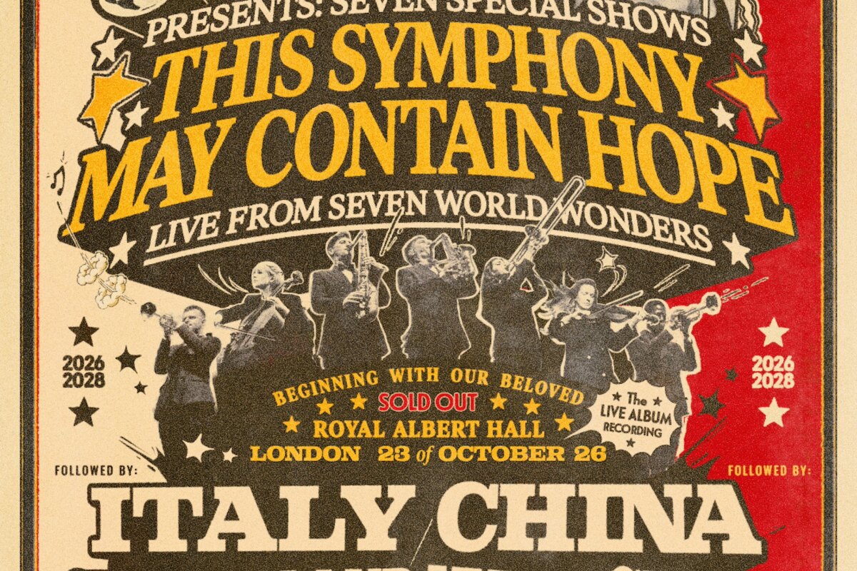 Raye today announces THIS SYMPHONY MAY CONTAIN HOPE. Live From Seven World Wonders