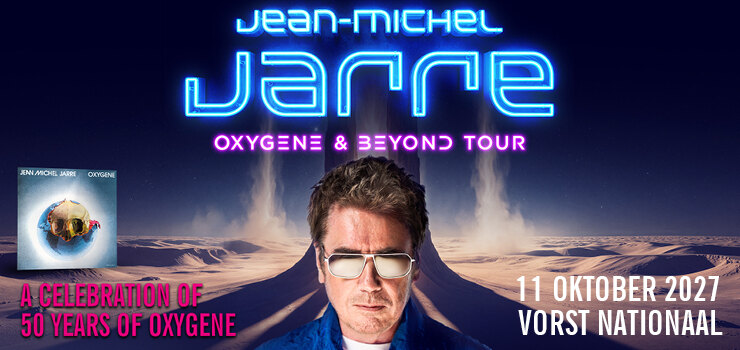Jean-Michel Jarre speelt op 11 oktober 2027 in Vorst Nationaal !