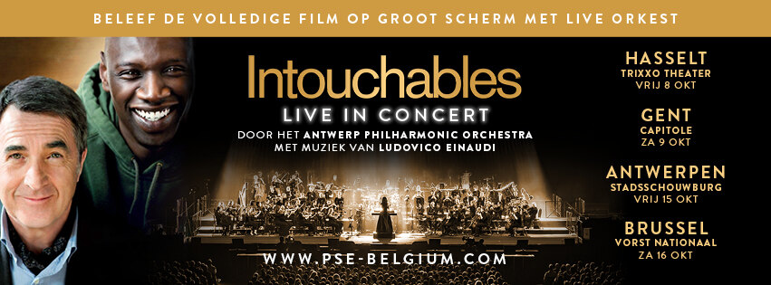 ‘Intouchables in Concert’ met liveorkest voor het eerst in België