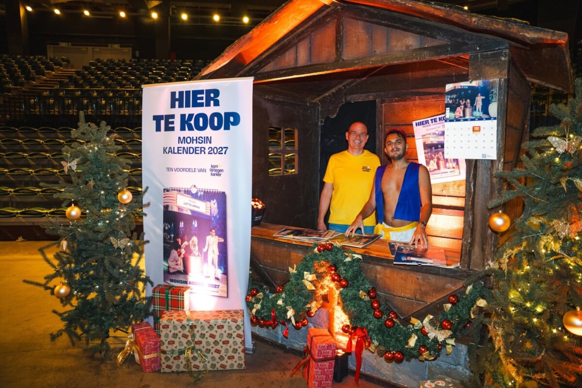 Mohsin onthult zijn eigen kalender ten voordele van Kom op tegen Kanker