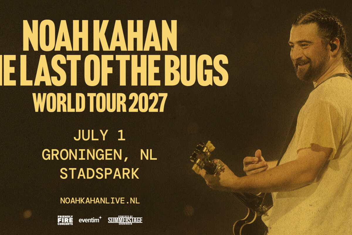 Noah Kahan geeft openluchtconcert in Groningen