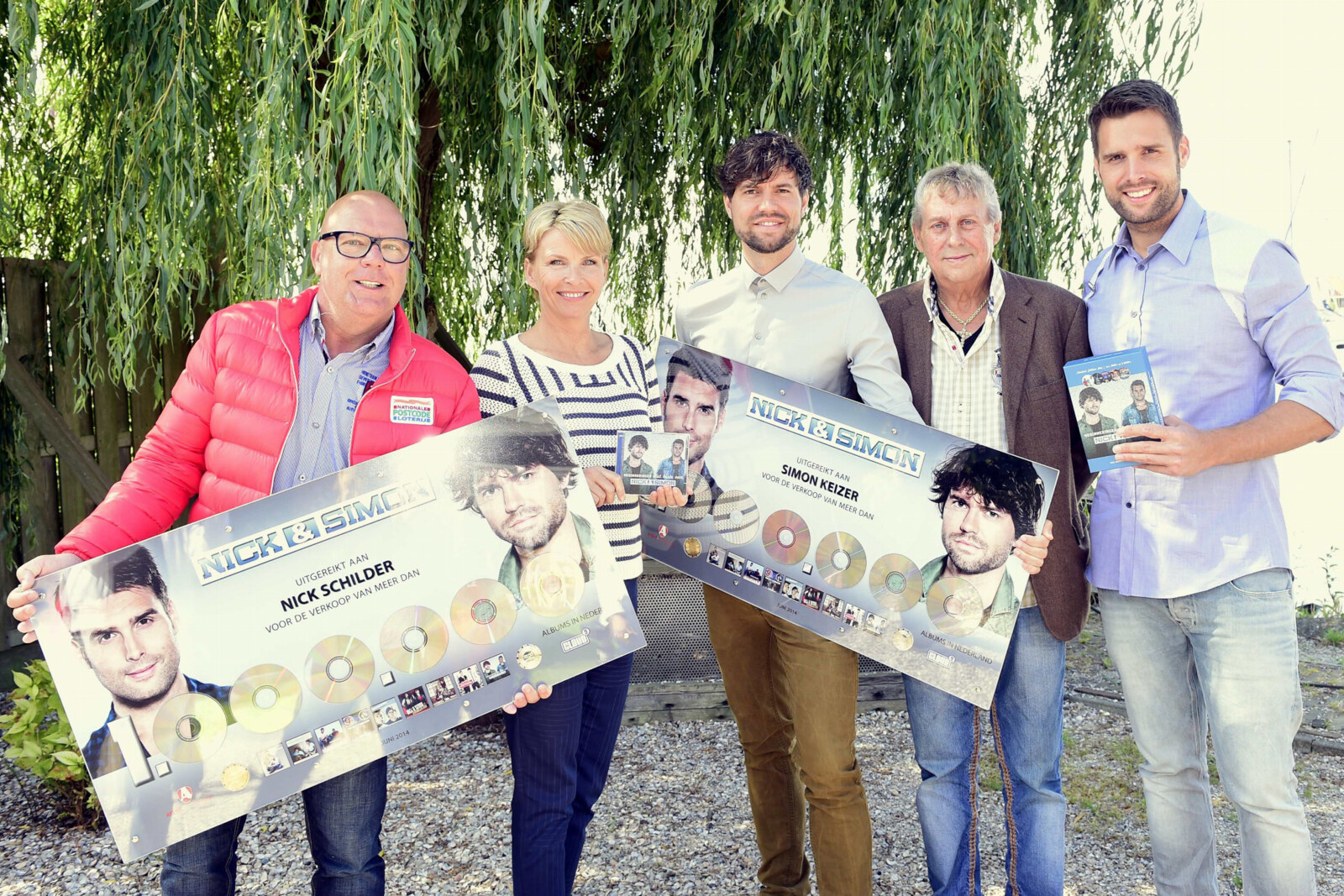 Nick & Simon ontvangen een Award voor 1 miljoen verkochte albums
