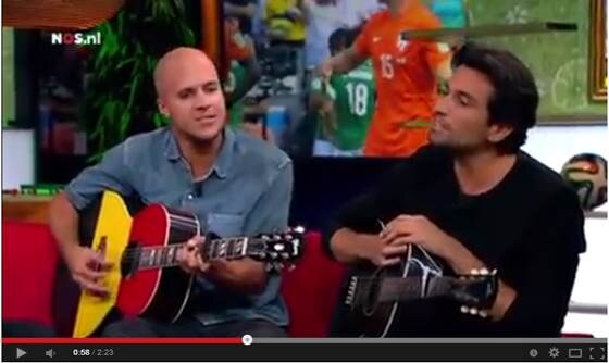 Milow & Dotan brengen ode aan Oranje 