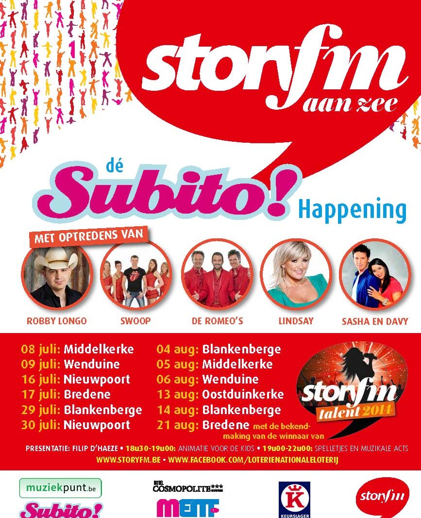 Kustanimatie gaat van start met Story FM aan zee - de subito happening