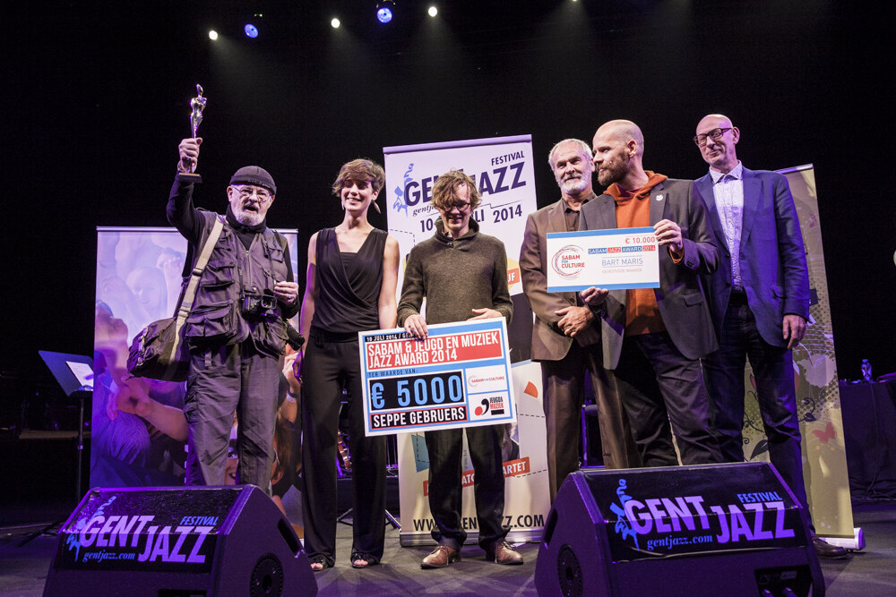SABAM Jazz Awards uitgereikt op Gent Jazz Festival