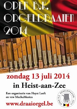 Roger en Adrie Gonnissen zijn Belgisch kampioen Orgeldraaien 2014
