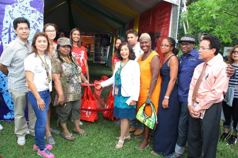 VP Records 35th anniversary pop-up exhibit debut at NYC'S annual Grace Jamaican Jerk Festival