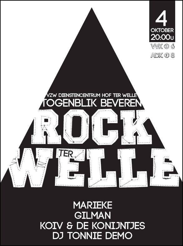 3de editie Rock Ter Welle gaat door op 4 oktober 