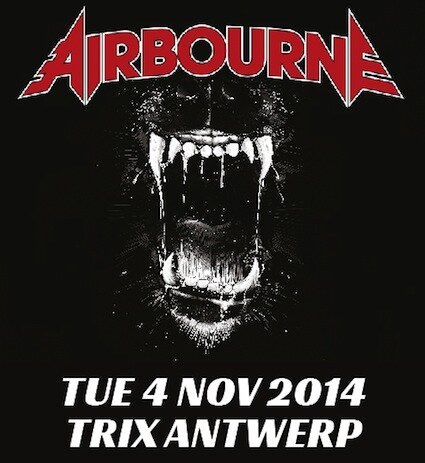 Airbourne komt op 4 november naar Trix