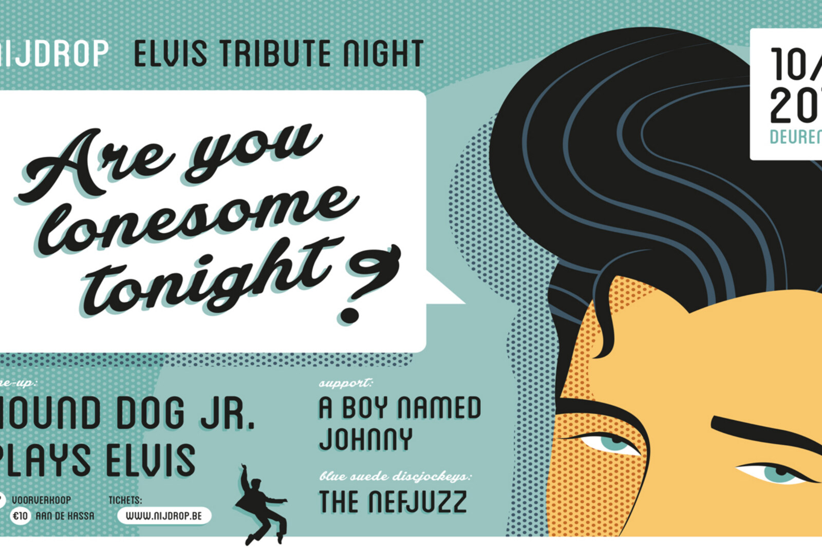 Elvis tribute night: "Are you lonesome tonight?"