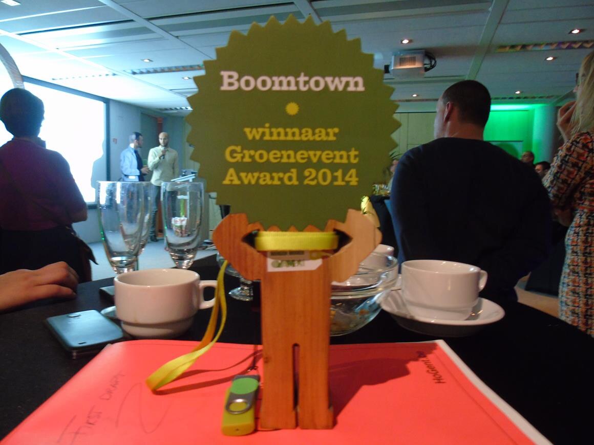 Boomtown wint Groenevent Award