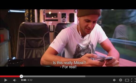 Milow verrast fans aan de telefoon