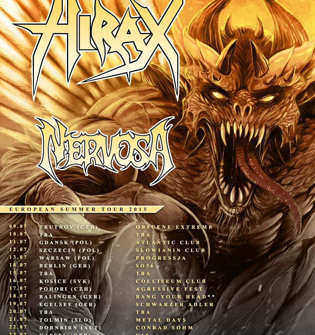 Nervosa Touring Europe This Summer!