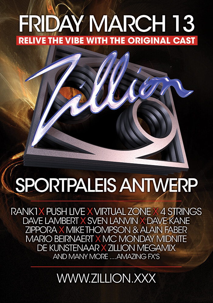 Zillion party in het Sportpaleis brengt indrukwekkende line-up van DJ’s en live acts