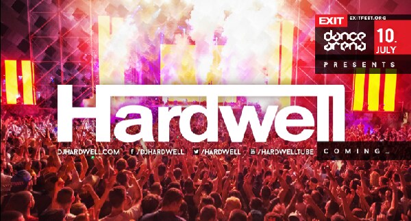 World No 1 DJ and producer Hardwell headlines EXIT Festival Dance Arena