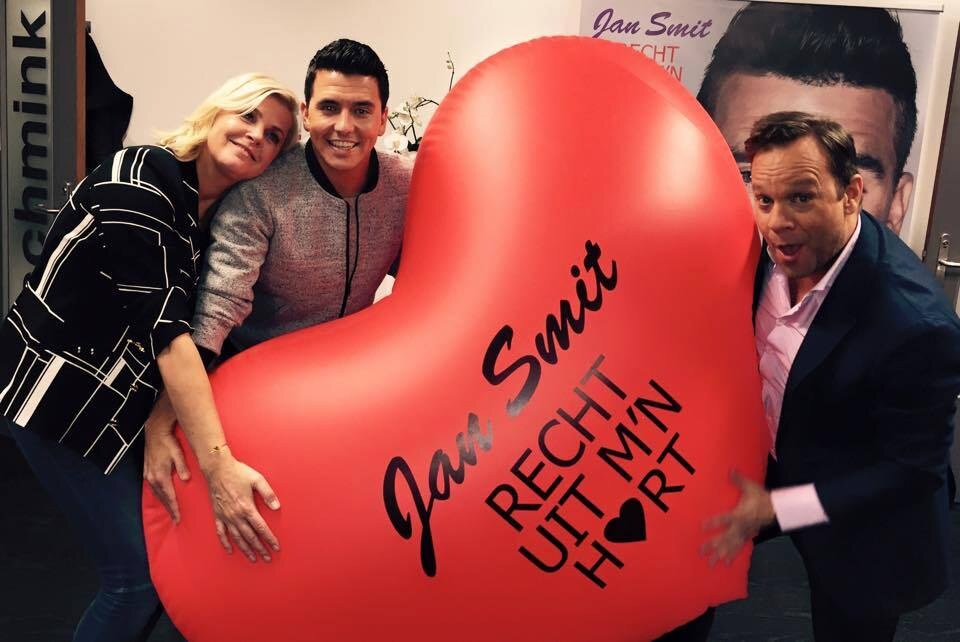 Jan Smit komt Vlamingen ‘een hart onder de riem’ steken !