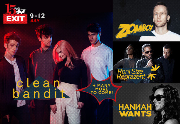 Clean Bandit and Roni Size Celebrate 15 Years of EXIT Festival