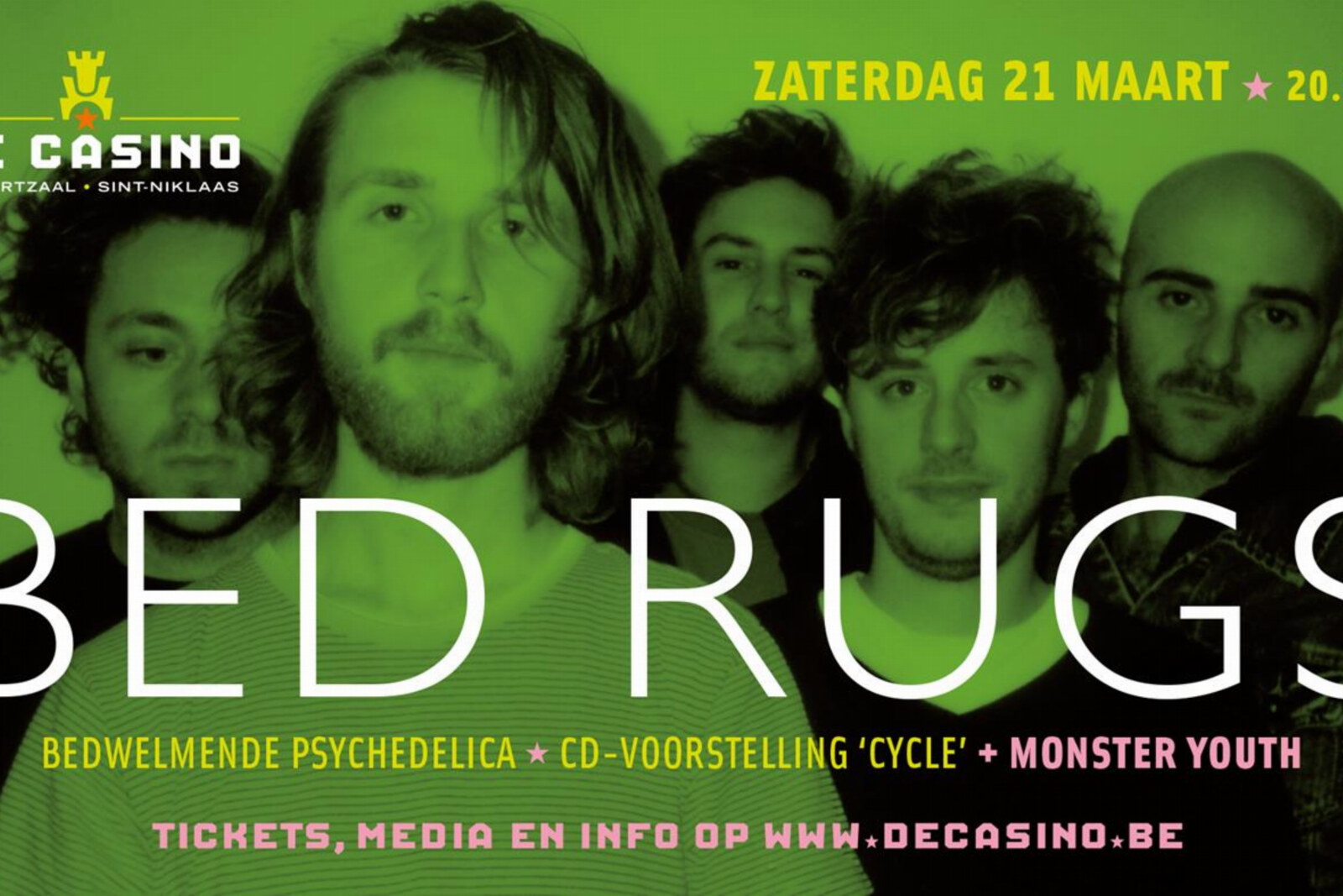 Bed Rugs stellen CD voor op 21 maart in De Casino