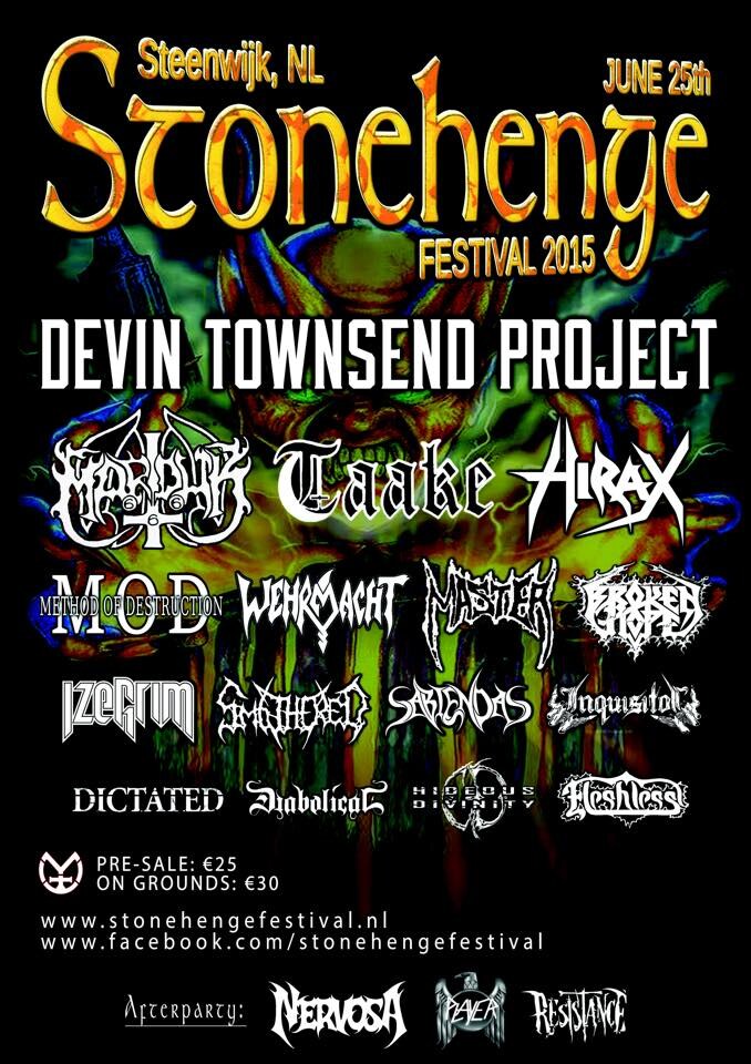 Stonehenge Festival maakt affiche 2015 bekend