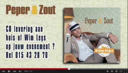 Wim Leys: optredens en signeersessies "Peper & Zout"