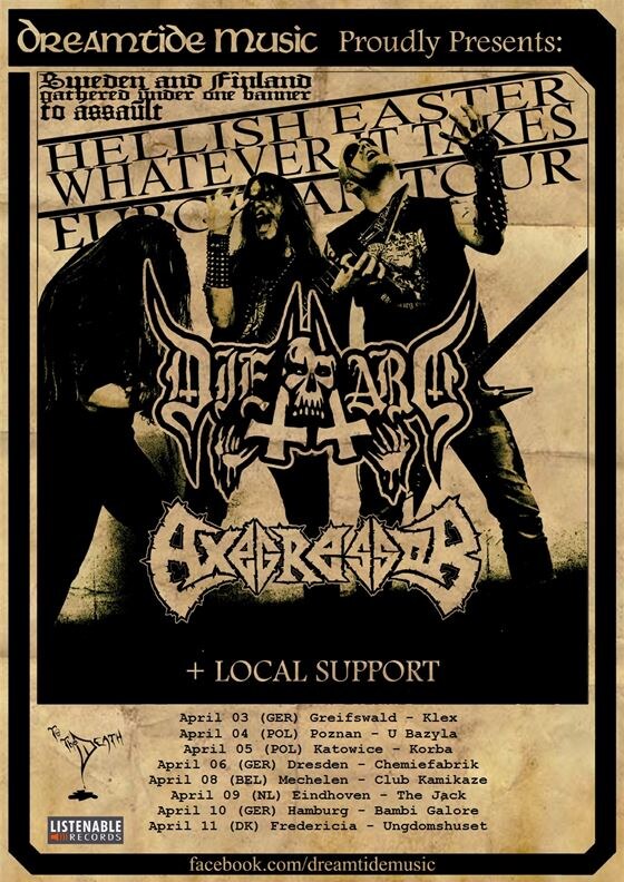 Die Hard announce European tour