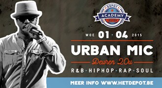 Urban Mic op 1 april in Het Depot