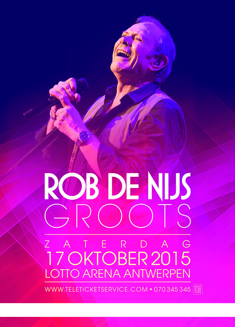 Rob de Nijs pakt ‘Groots’ uit op 17 oktober in Antwerpse Lotto Arena
