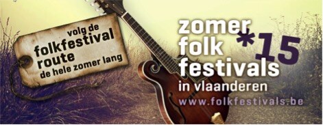 Beleef nu de folkfestival route doorheen Vlaanderen