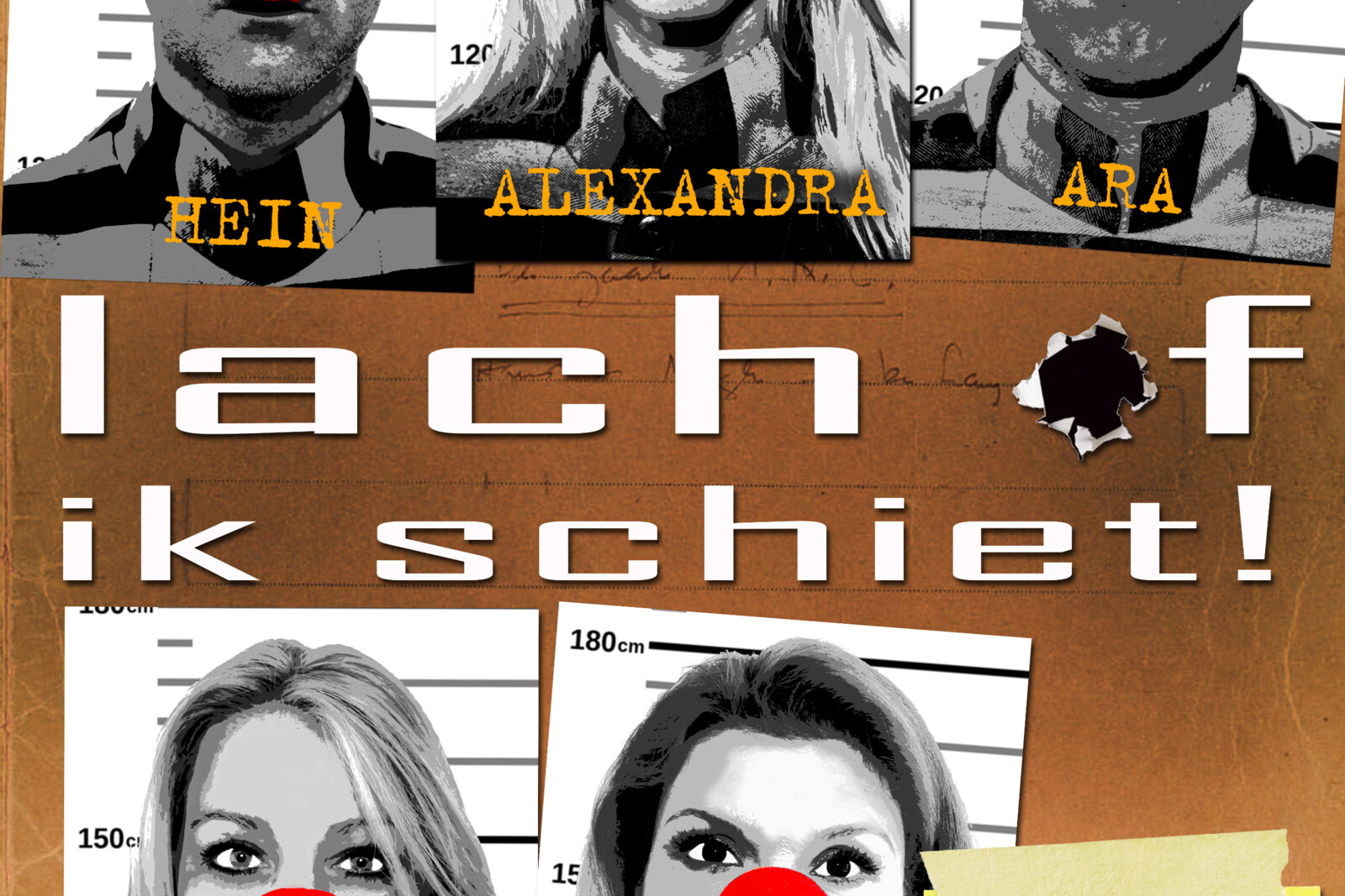Alexandra Alphenaar, Anouk van Nes, Ara Halici, Hein Gerrits en Daphne Flint in nieuwe comedy Lach of ik schiet