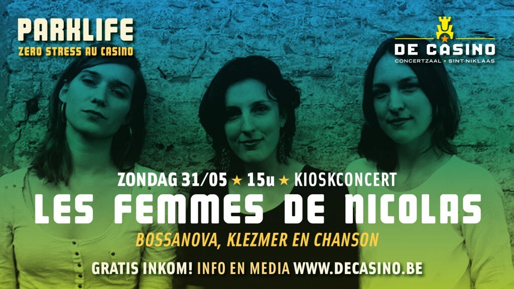 Les Femmes de Nicolas treden op tijdens dag van het park