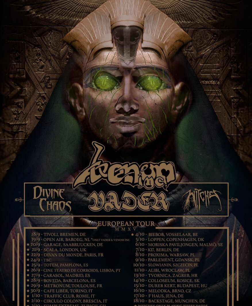 Divine Chaos witches European Tour Announcement