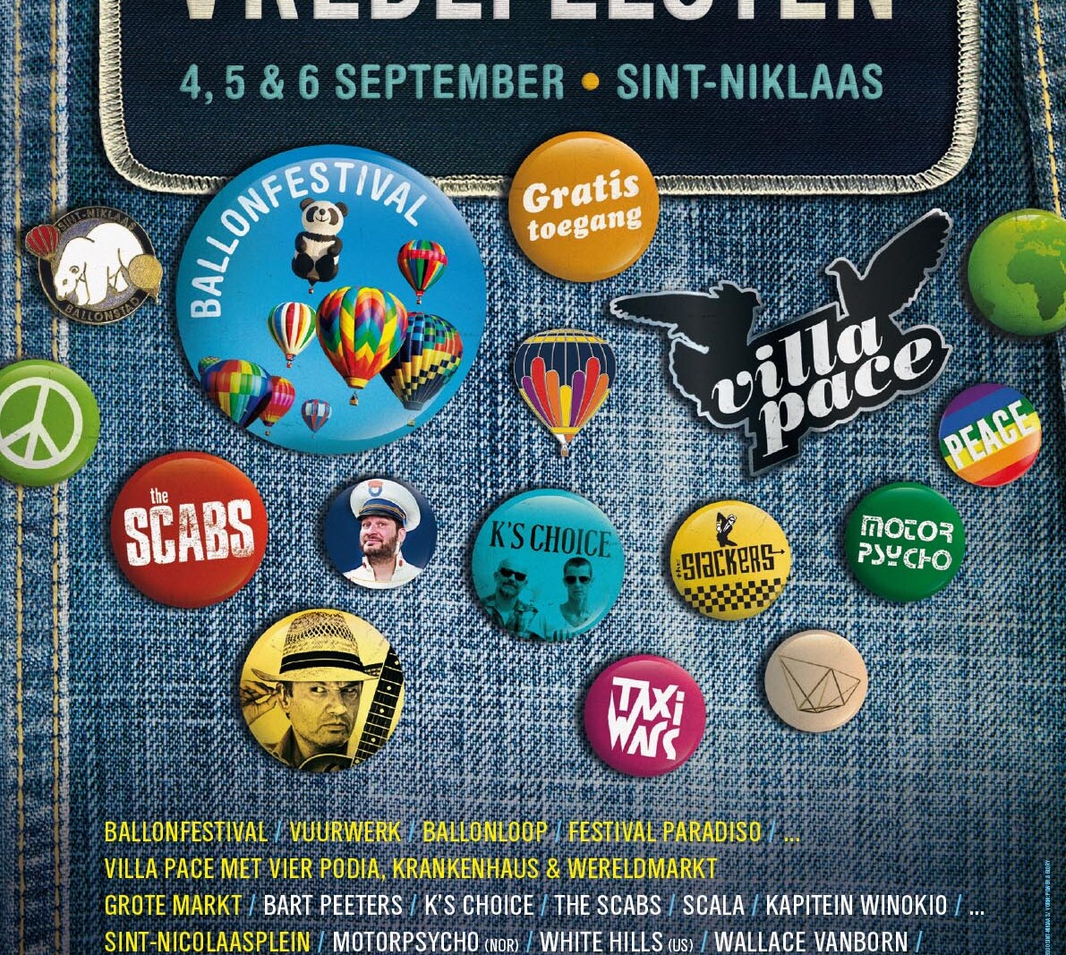 Festival Villa Pace in Sint-Niklaas maakt bijna volledige programma bekend