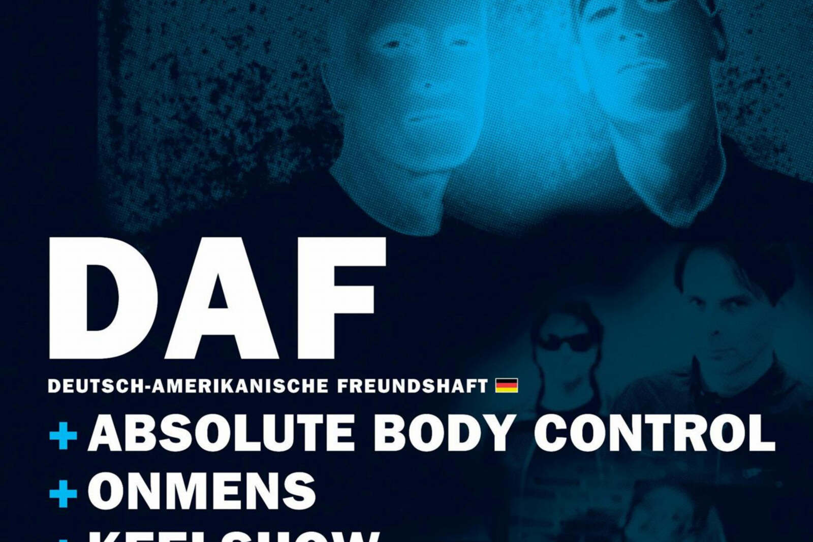 DAF, Absolute Body Control, Onmens en Keelshow spelen samen in De Casino