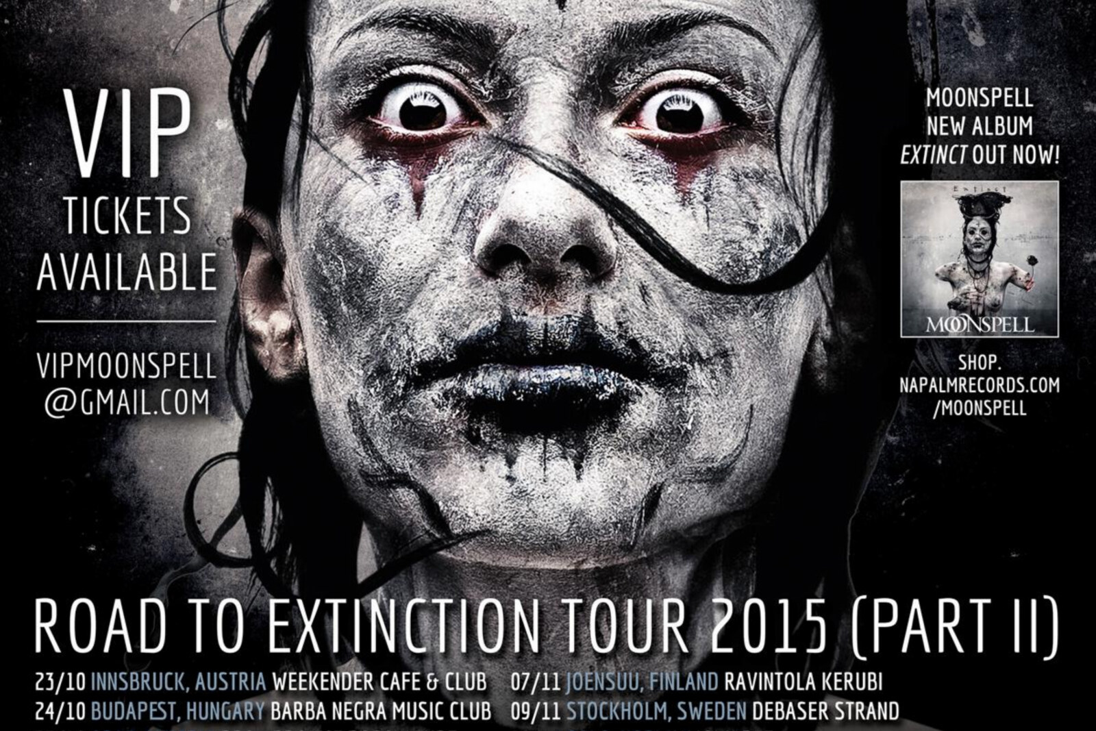 Moonspell extend worldwide deal with Napalm Records