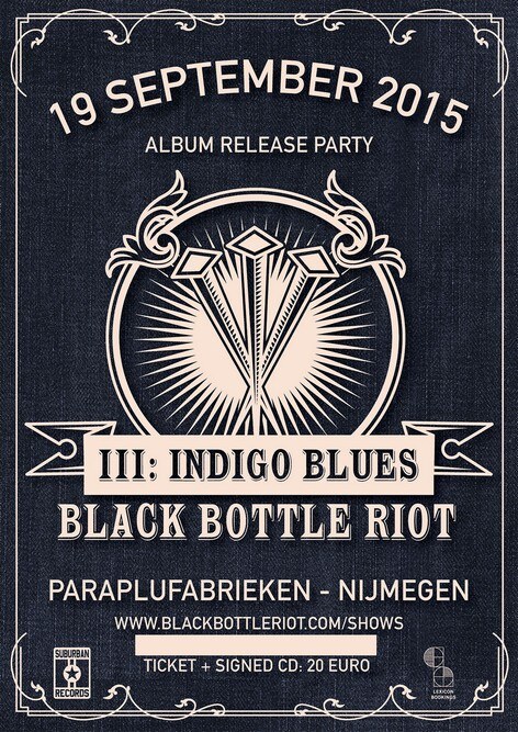Black Bottle Riot zingt over verlies, drank en de dood op nieuw album III: Indigo Blues