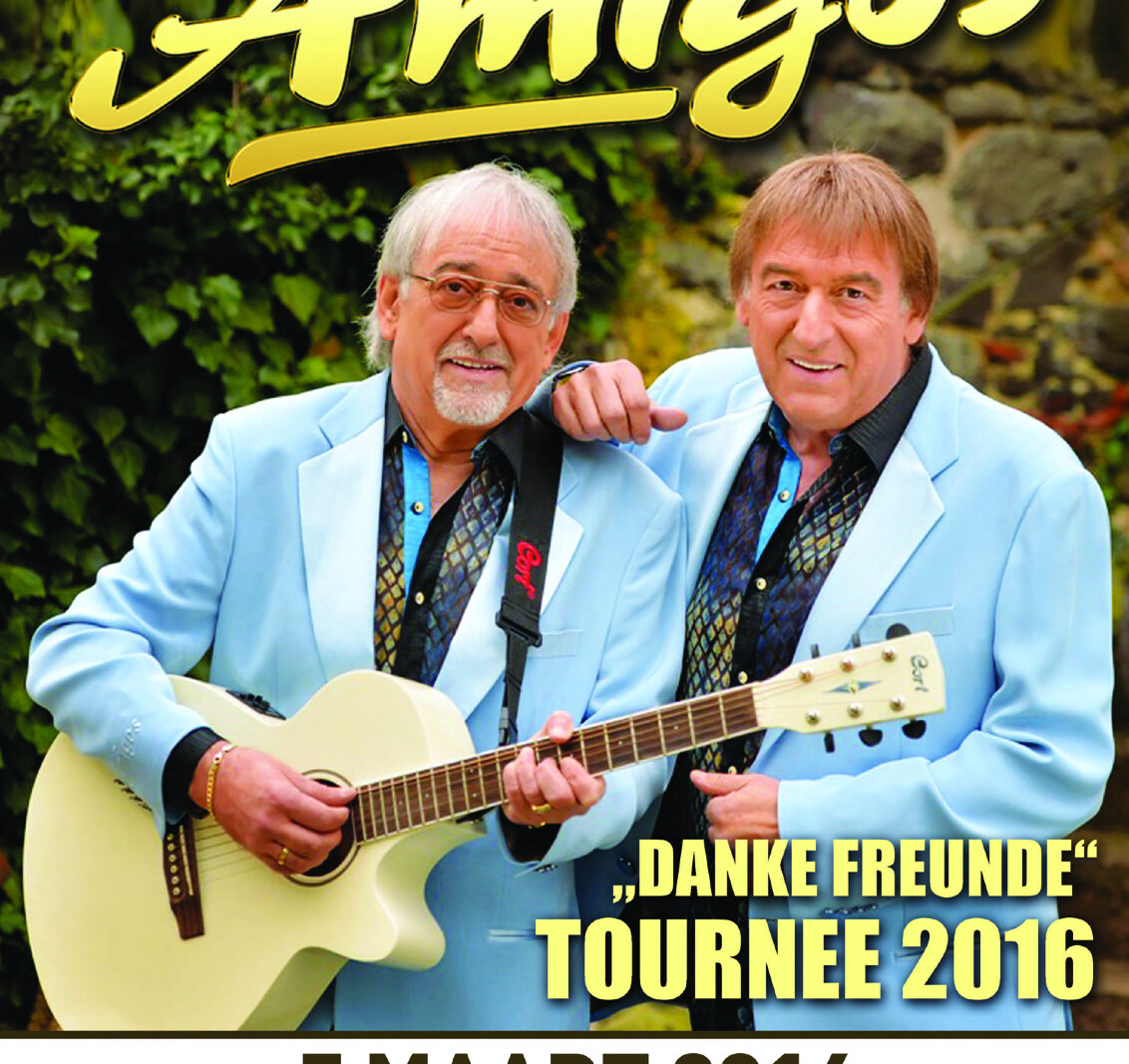 Die Amigos komen met 3-voudige nummer één hit naar België