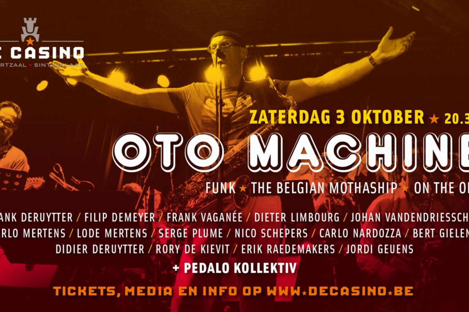 Frank Deruytter presenteert OTO-Machine in De Casino