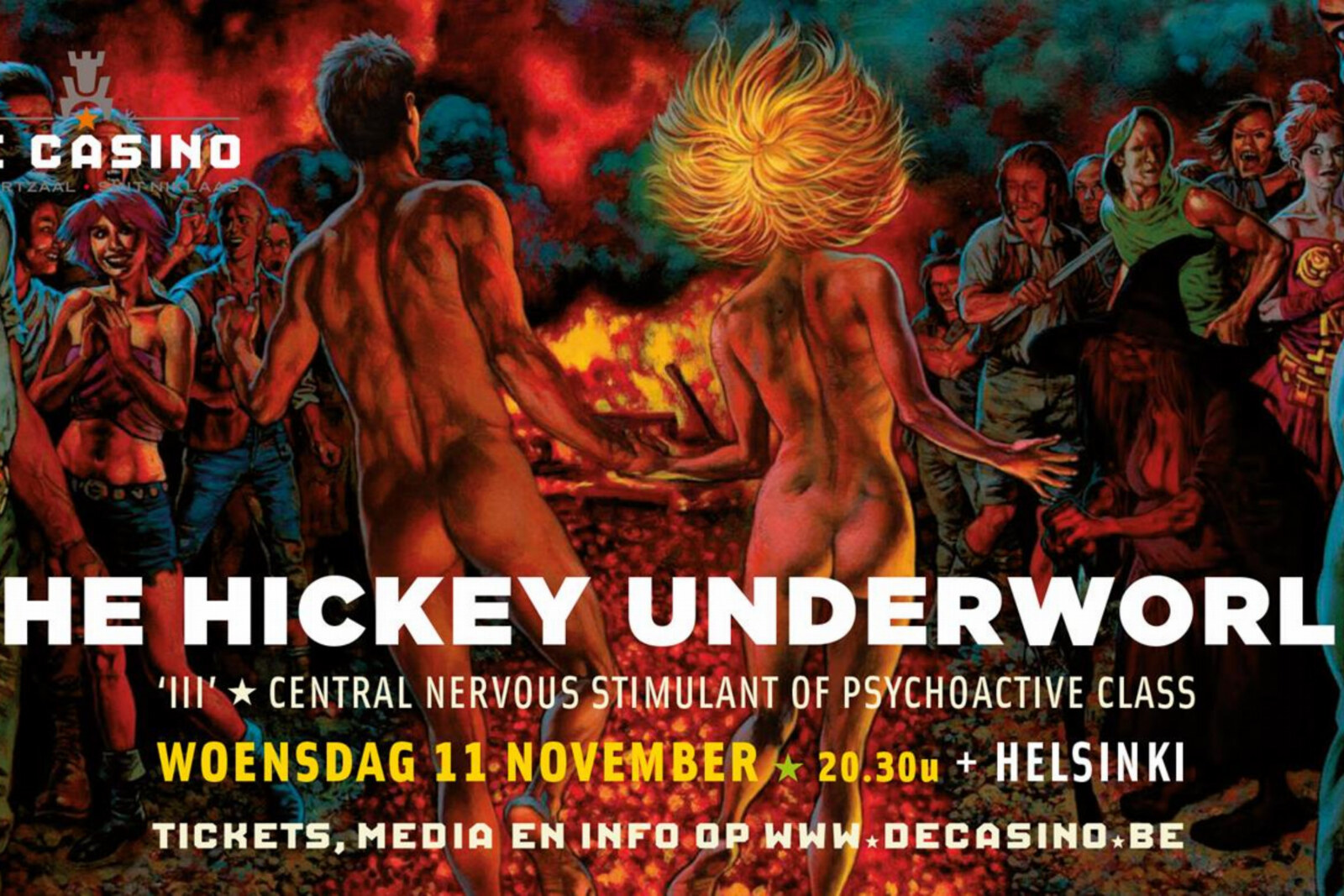 The Hickey Underworld stelt 'III' voor in De Casino