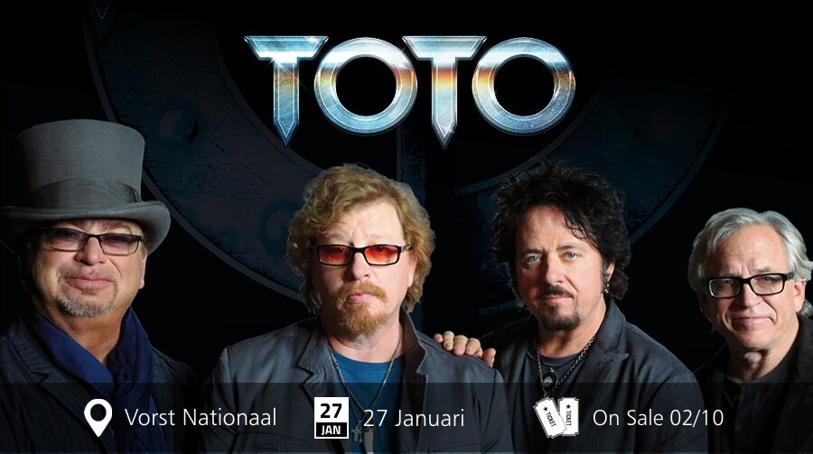 Toto op 27 januari in Vorst Nationaal!