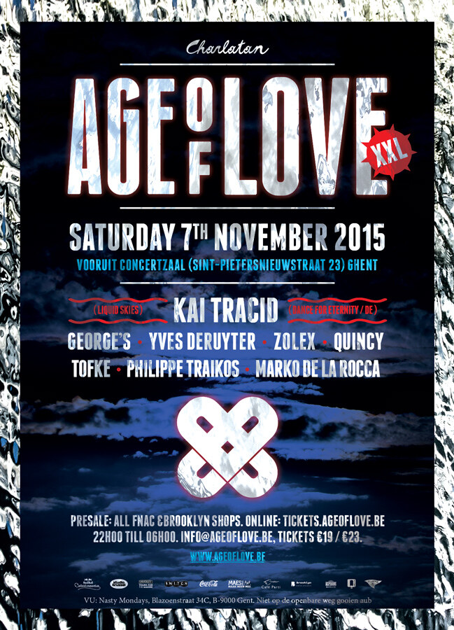 Age of Love trekt opnieuw alle registers open op zaterdag 7 november in Vooruit