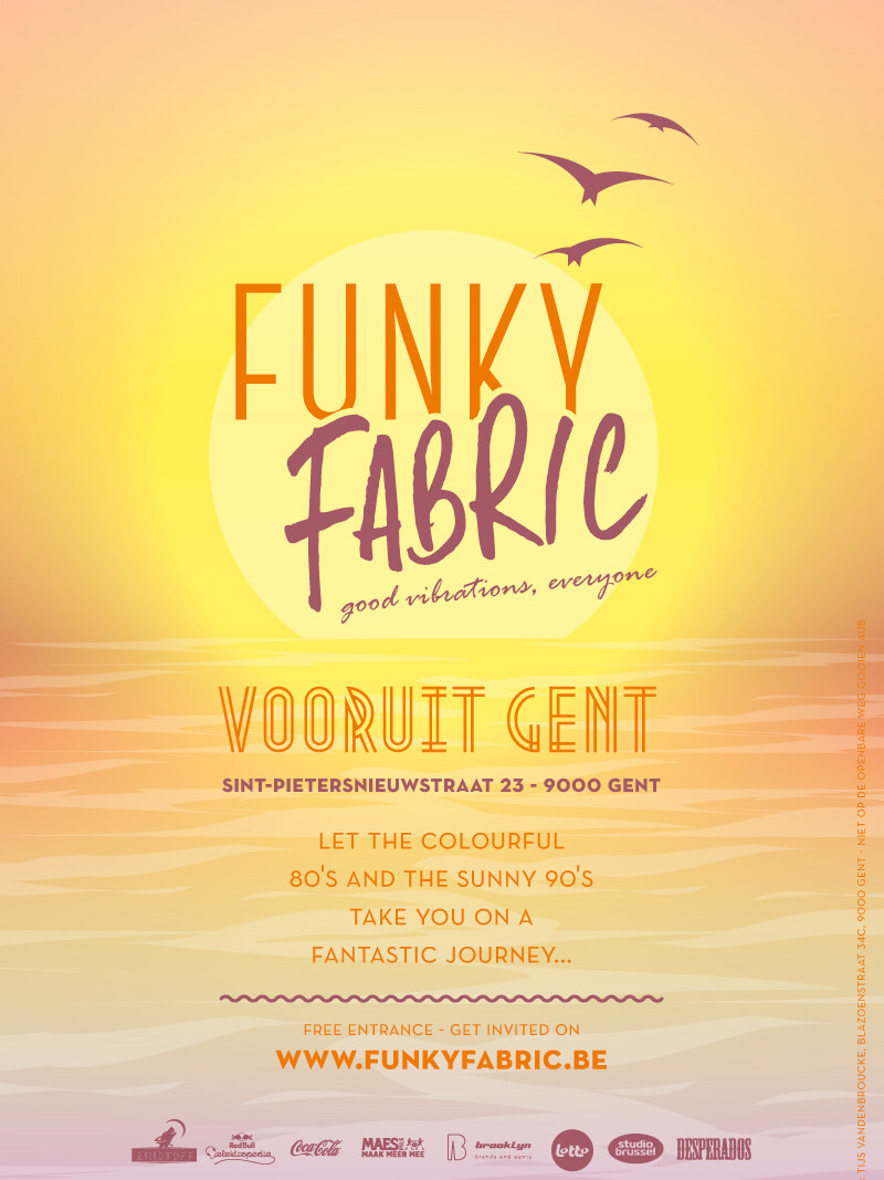Funky Fabric: gratis dansen naar de zon met 'good vibrations' op in Vooruit!