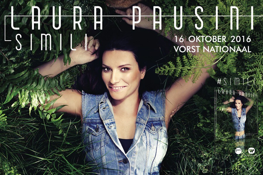 Laura Pausini komt op 16 oktober 2016 naar Vorst Nationaal 