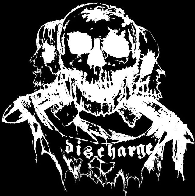 Discharge sign with Nuclear Blast Records