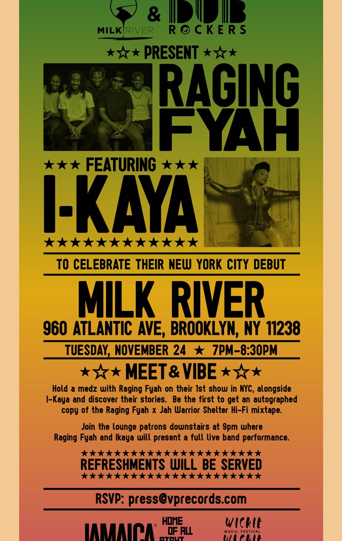 Dub Rockers present Raging Fyah & I-Kaya