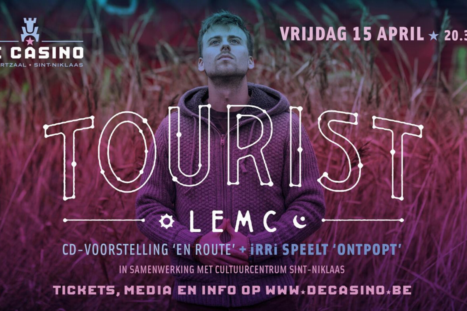 Tourist Lemc stelt "En route" voor in De Casino
